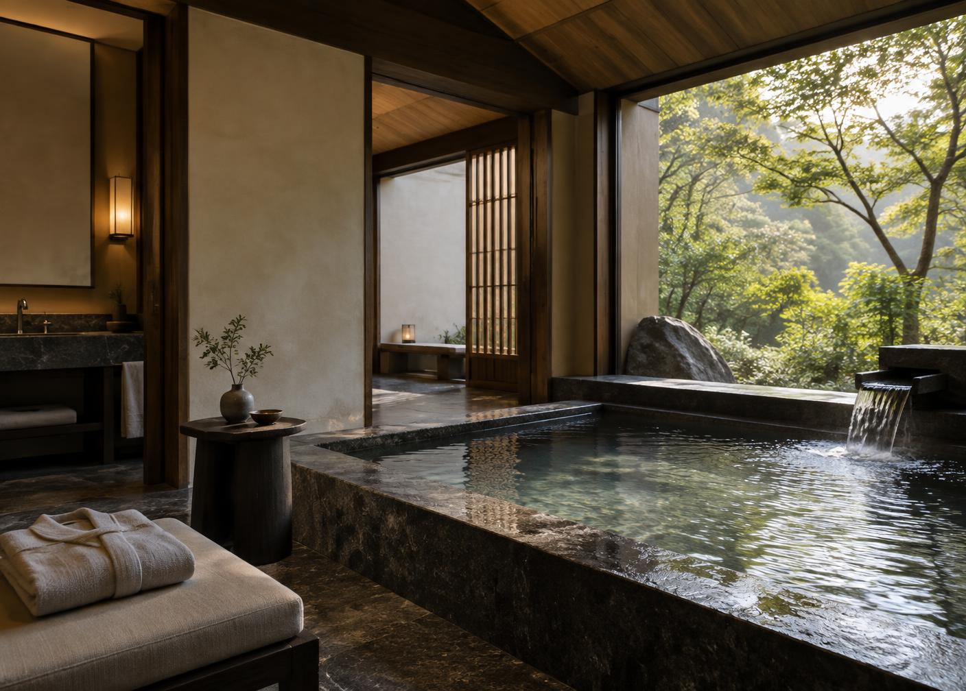 Japanese private wellness retreat